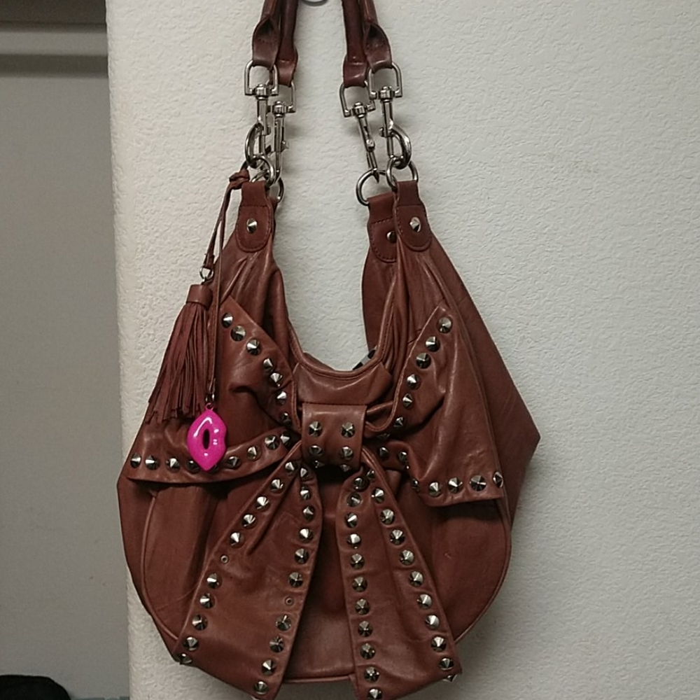 Betsey Johnson Bows and Arrows leather bag